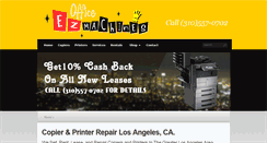 Desktop Screenshot of ezofficemachines.com